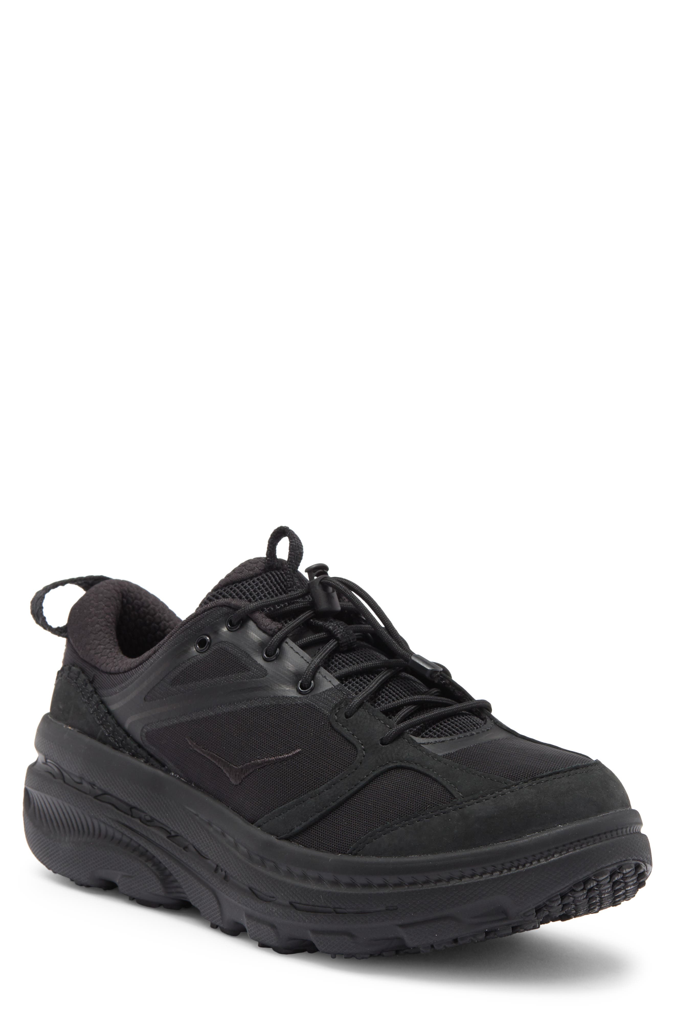 HOKA Bondi B3LS Sneaker in Black /Carbon Black at Nordstrom - 1