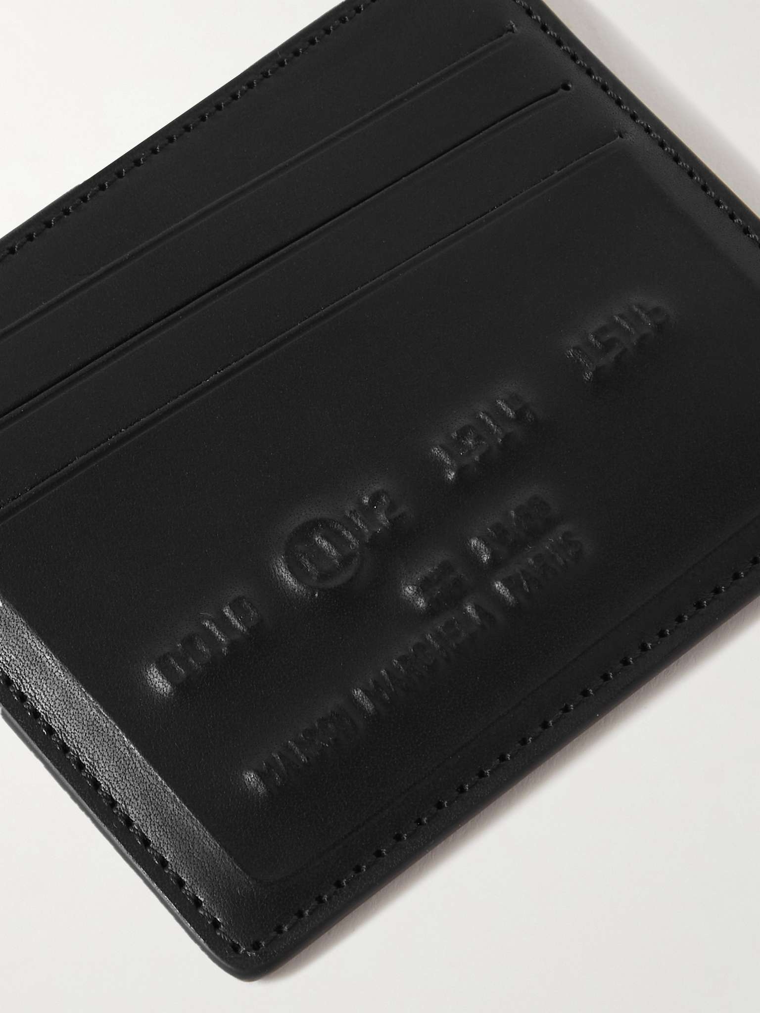 Logo-Debossed Leather Cardholder - 4