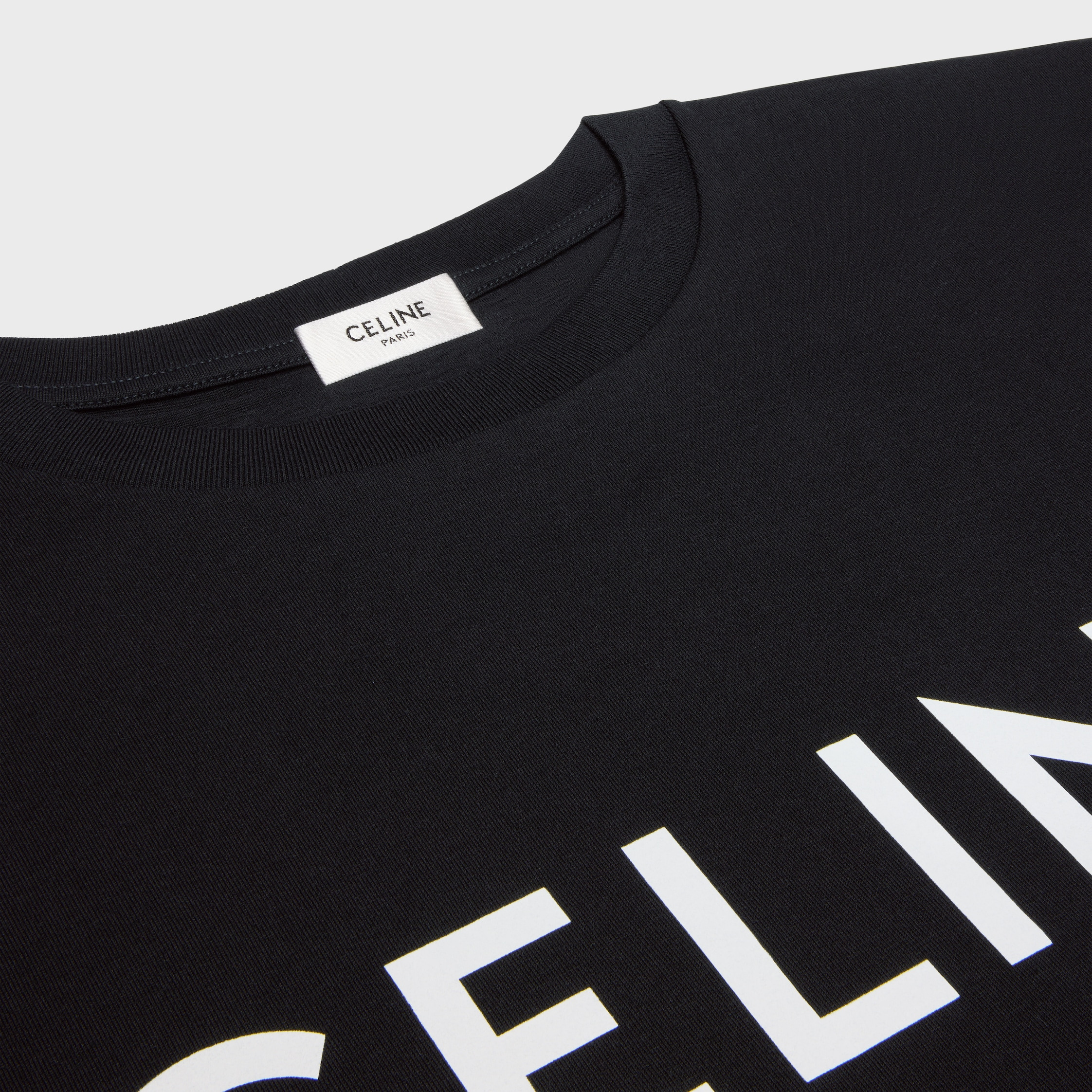 CELINE LOOSE T-SHIRT IN COTTON JERSEY - 3