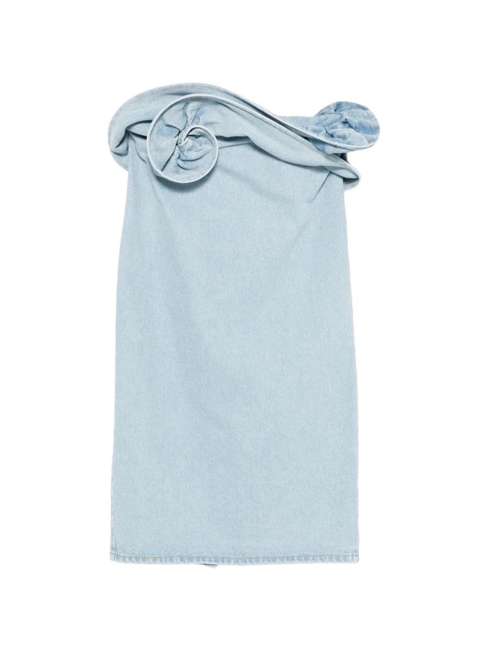 rose-detail midi skirt - 1