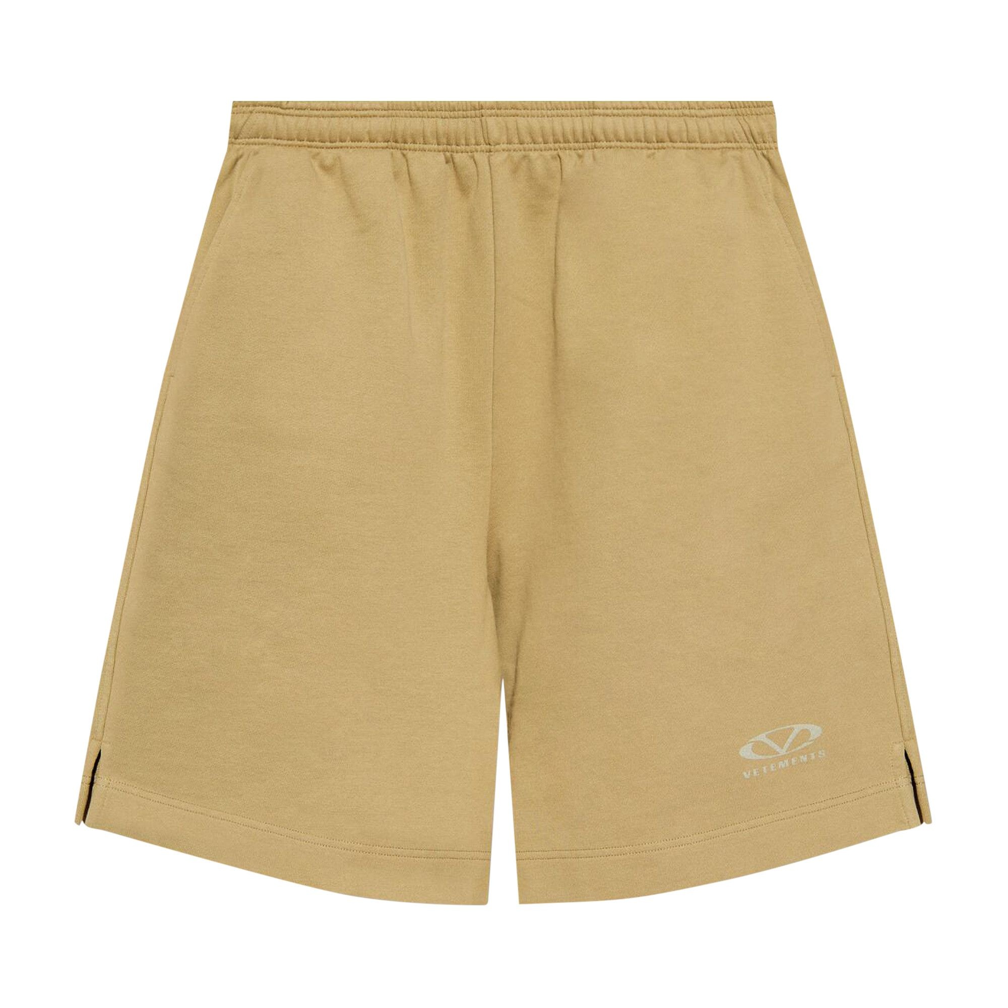 Vetements Oval Logo Shorts 'Taupe' - 1