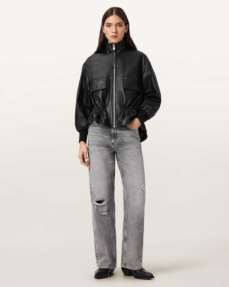 FLOR LEATHER JACKET 6