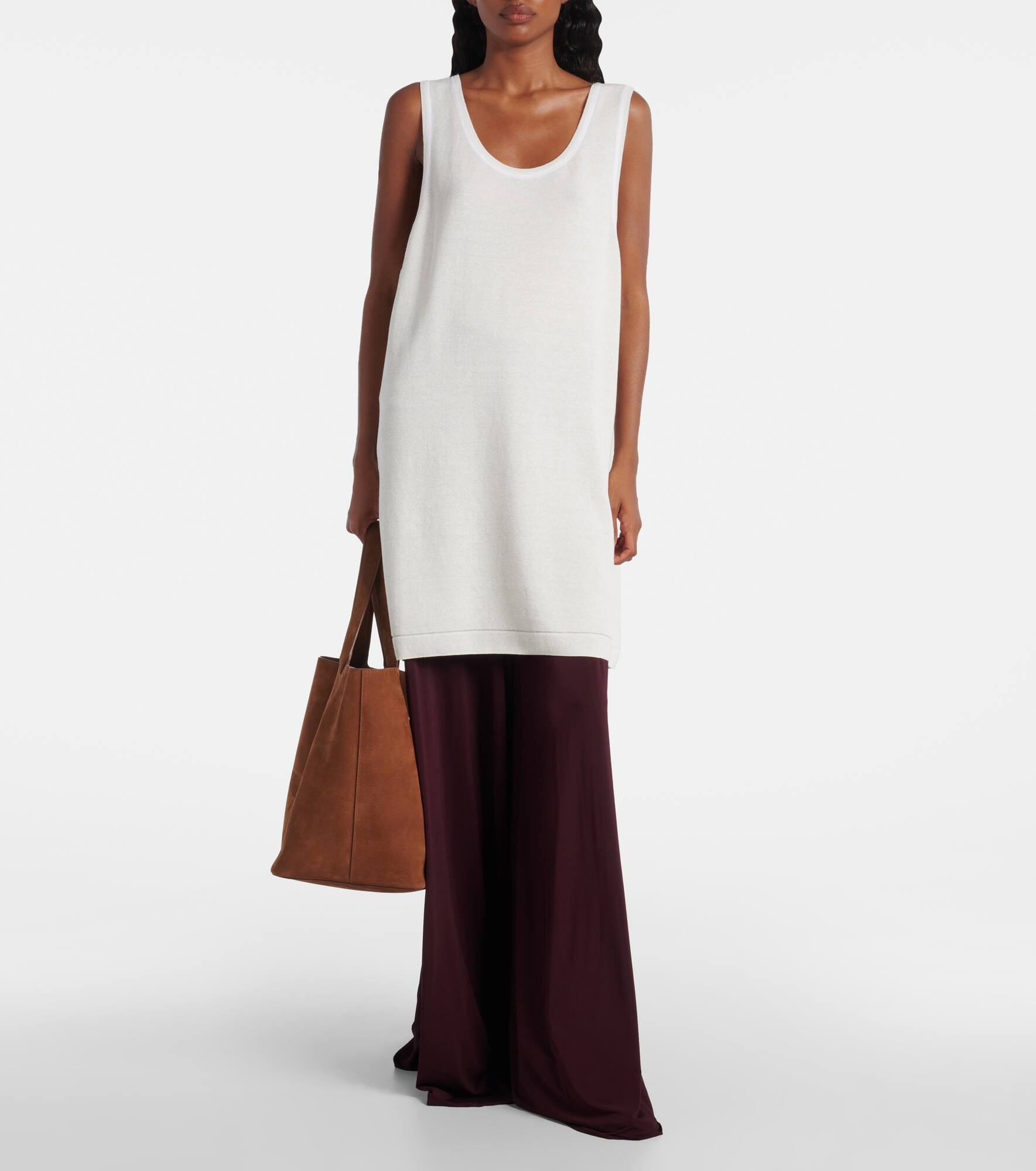 Cotton and wool-blend tunic - 2