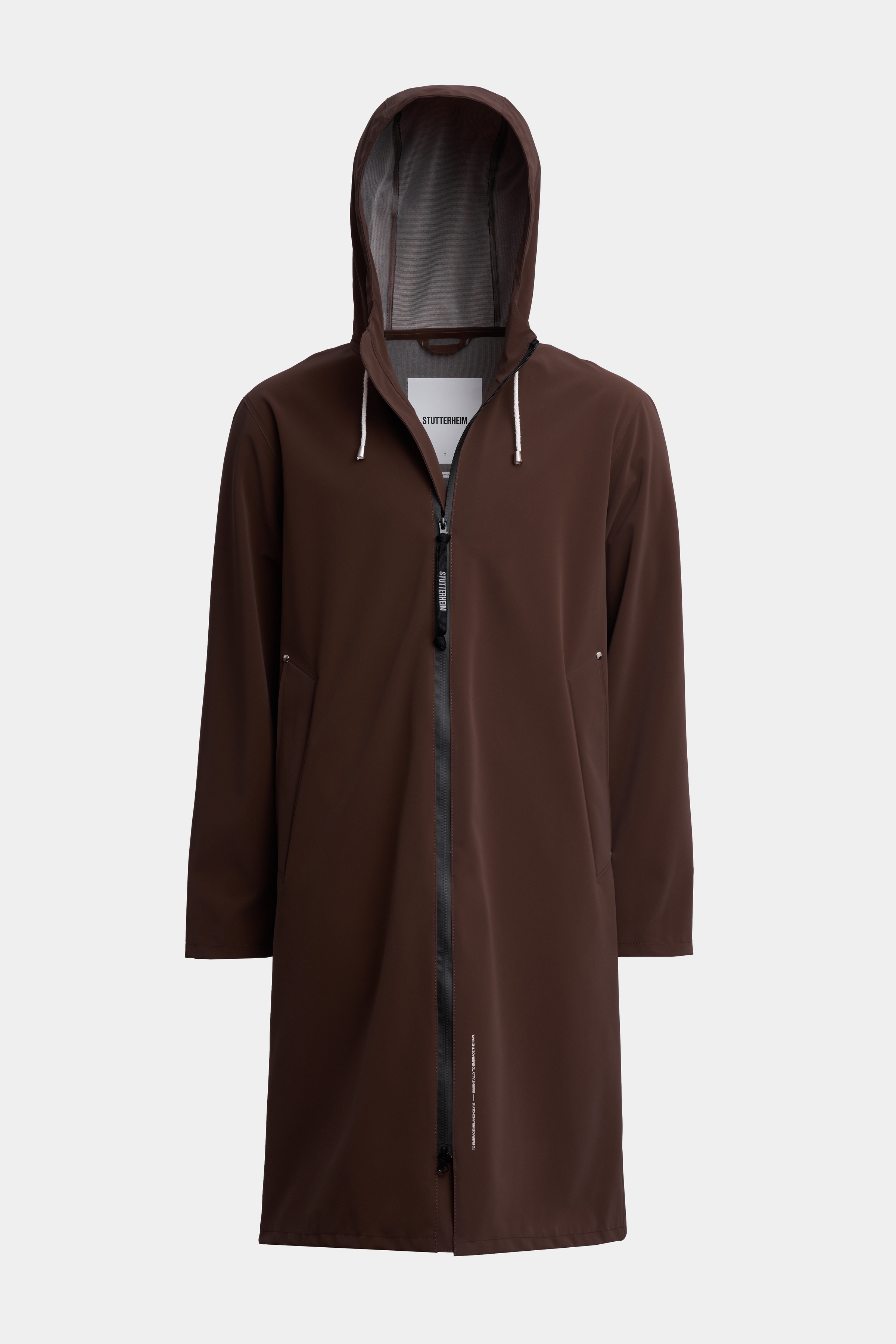 Camden Lightweight Matte Parka Dark Brown - 6
