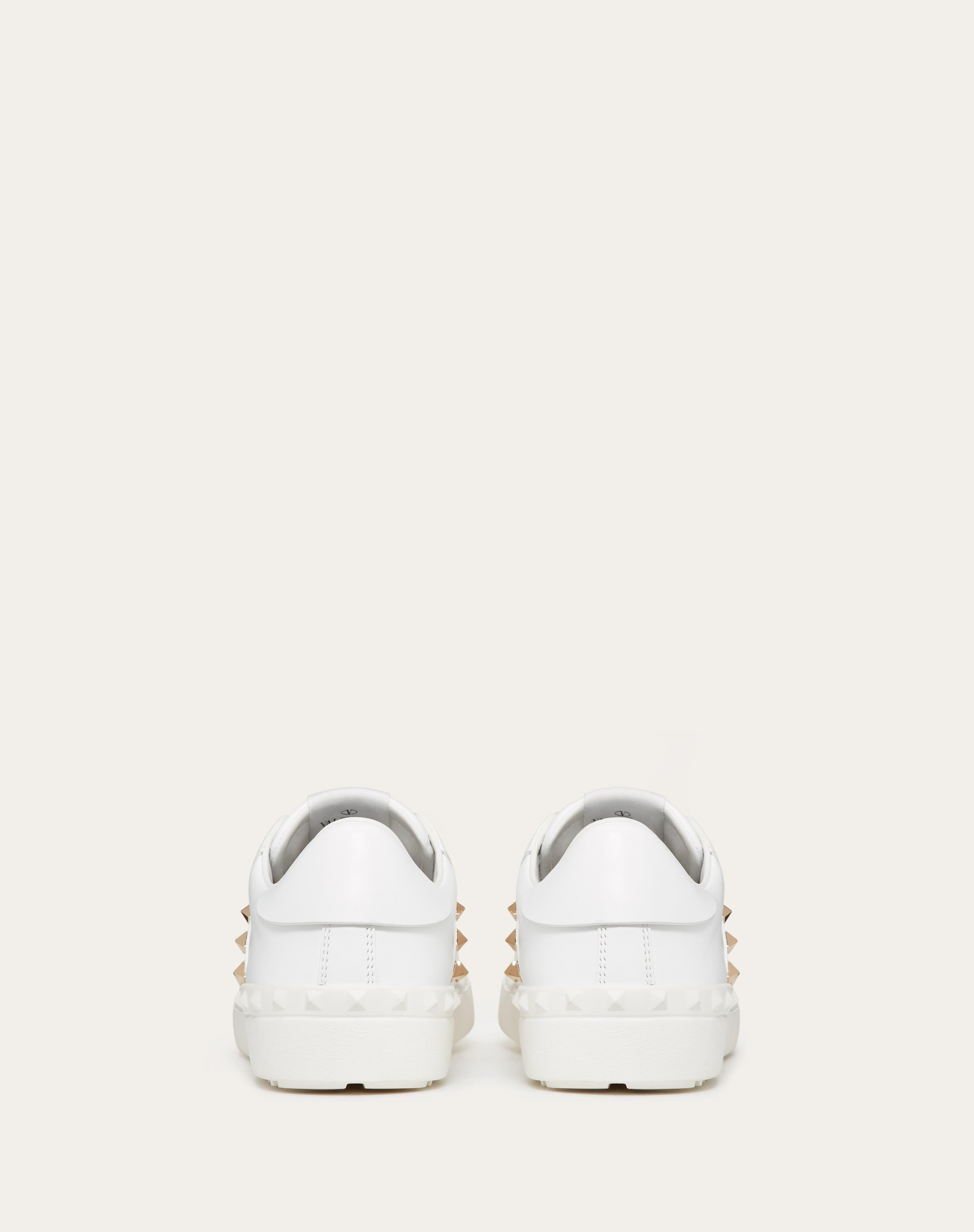 CALFSKIN ROCKSTUD UNTITLED SNEAKER - 3