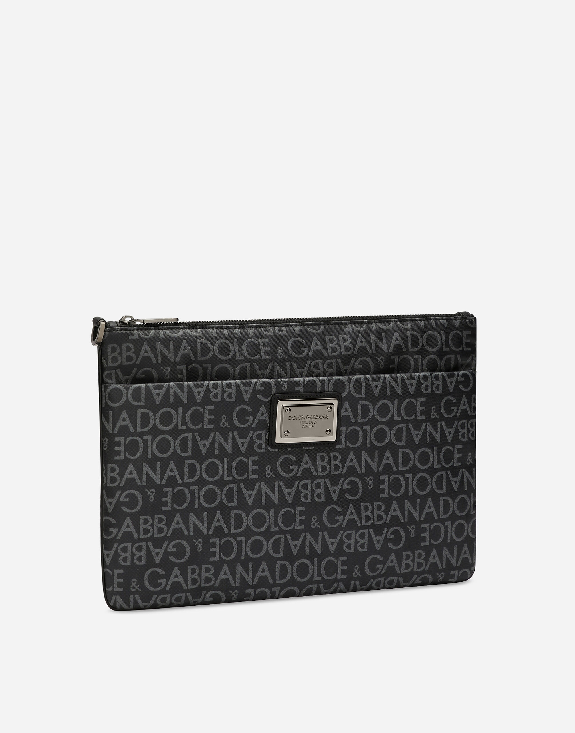 Coated jacquard clutch - 3