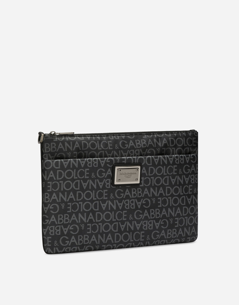 Coated jacquard clutch 3