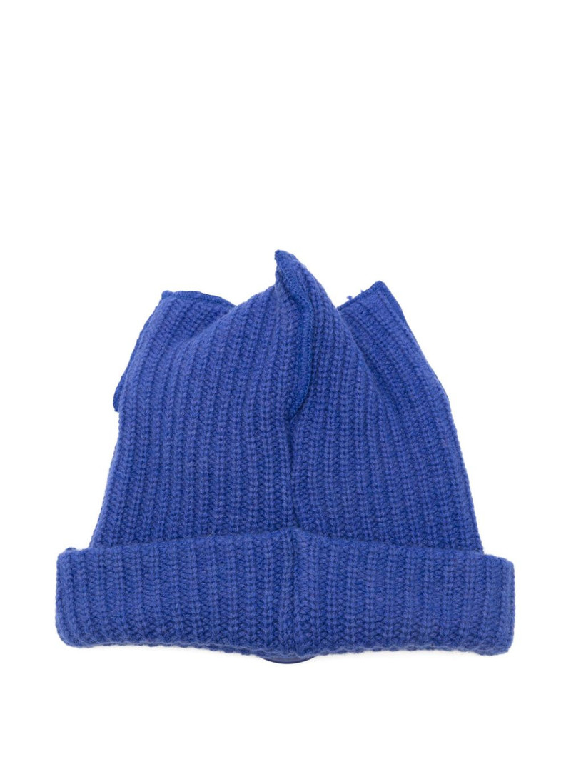 CHARLES JEFFREY LOVERBOY button-detail beanie outlook