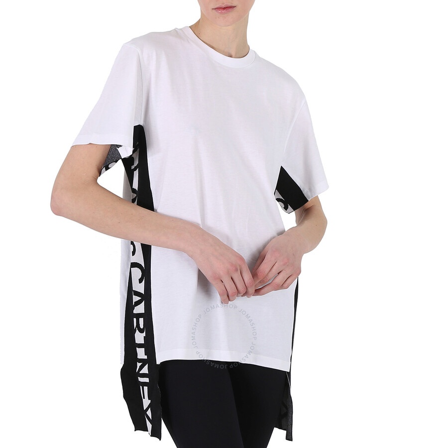 Stella McCartney Logo T-Shirt in White - 3