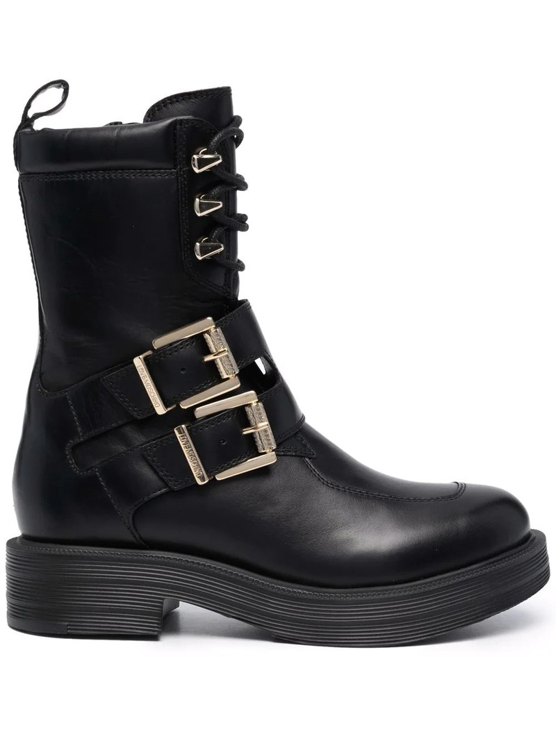 buckle-fastening boots 1