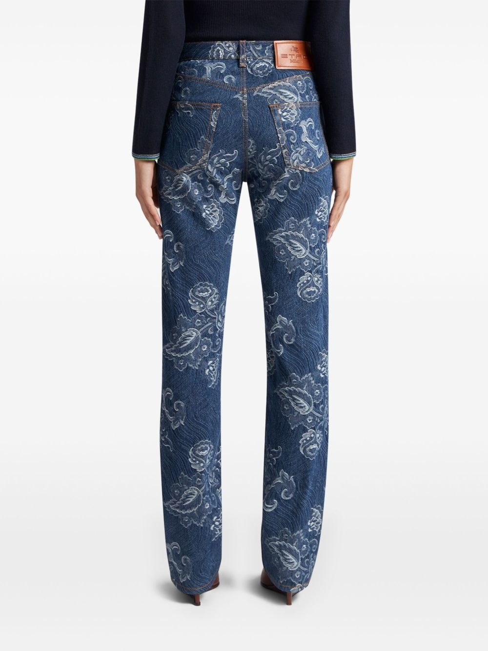 jacquard jeans - 4