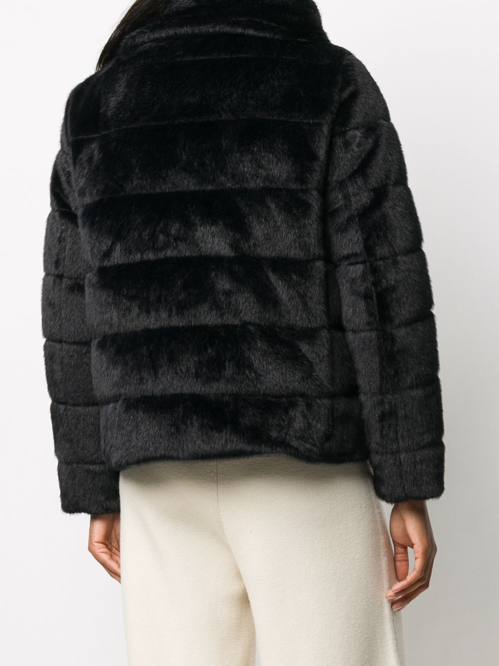 faux-fur padded jacket - 4