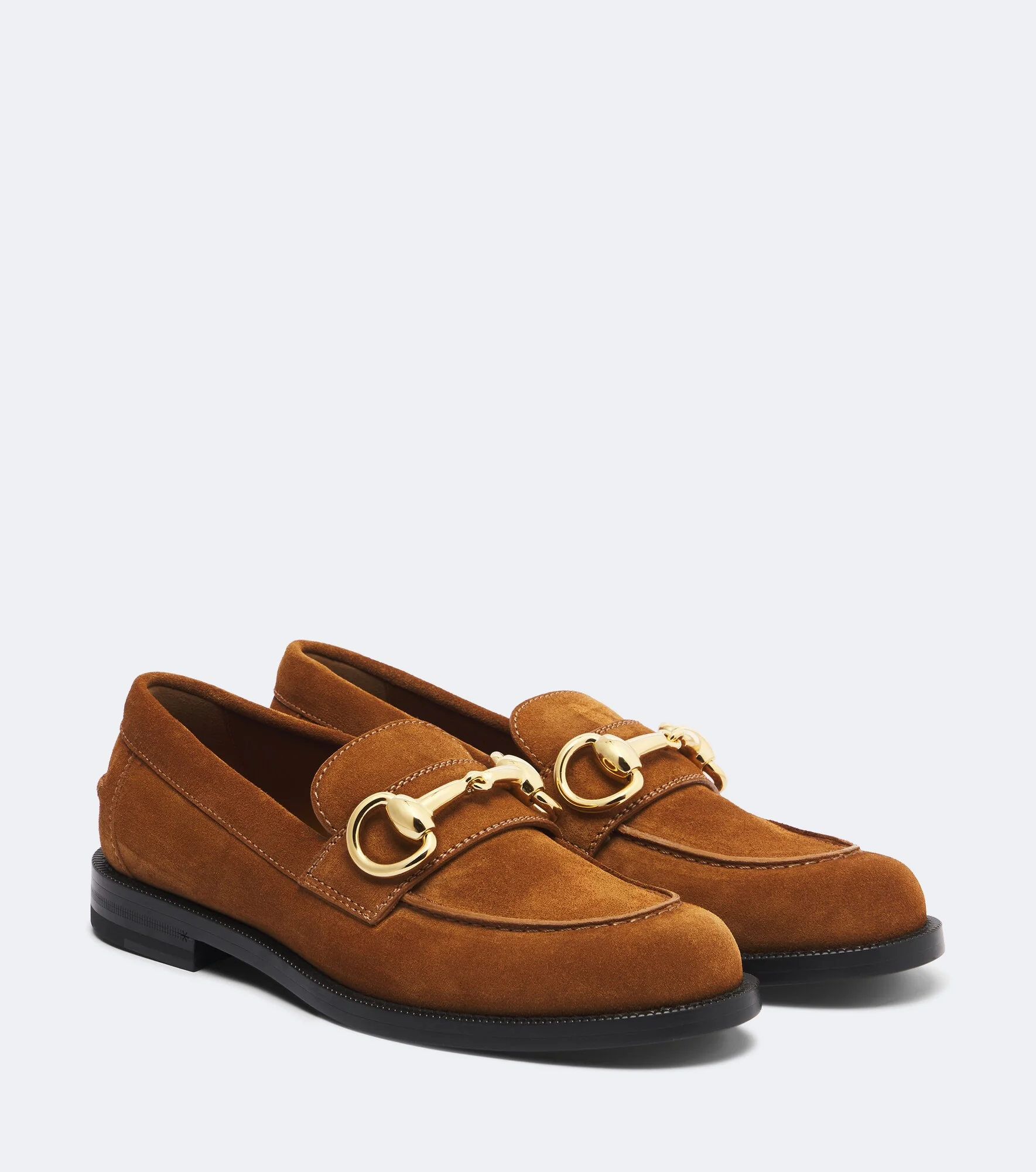 Horsebit suede loafers - 1