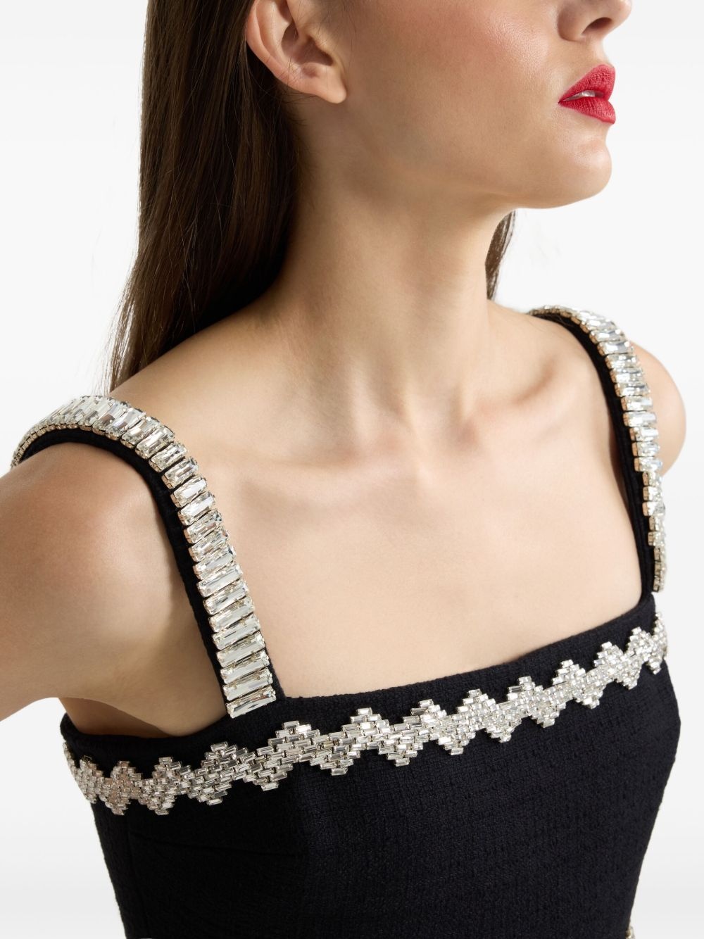 crystal-embellished dress - 4