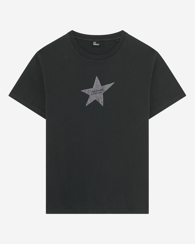 T-SHIRT WITH BLACK SCREEN PRINT 1