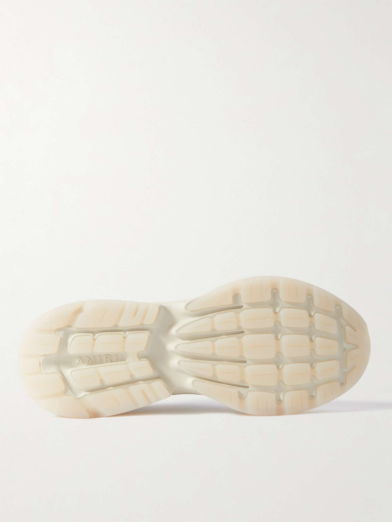 Bone Runner Leather-Trimmed Mesh Sneakers 7