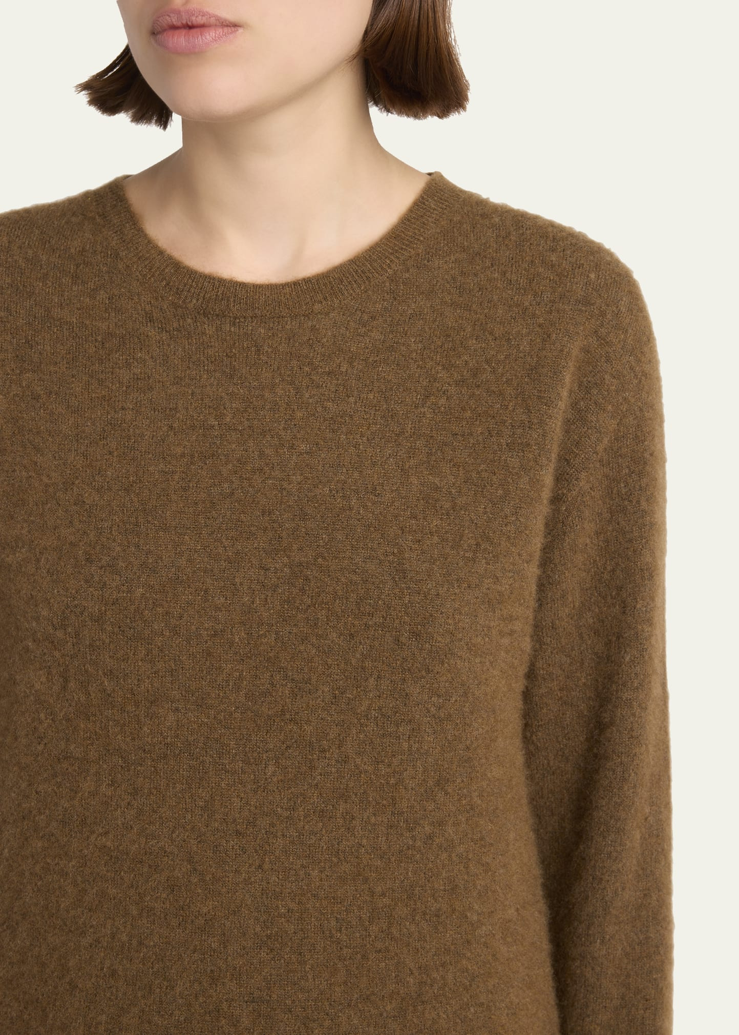 Lorynna Cashmere-Silk Crewneck Sweater - 5