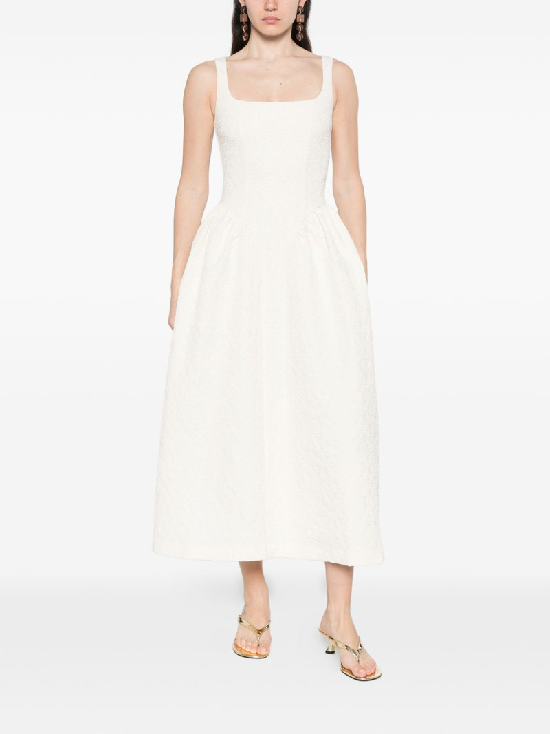 ROTATE square-neck midi dress outlook