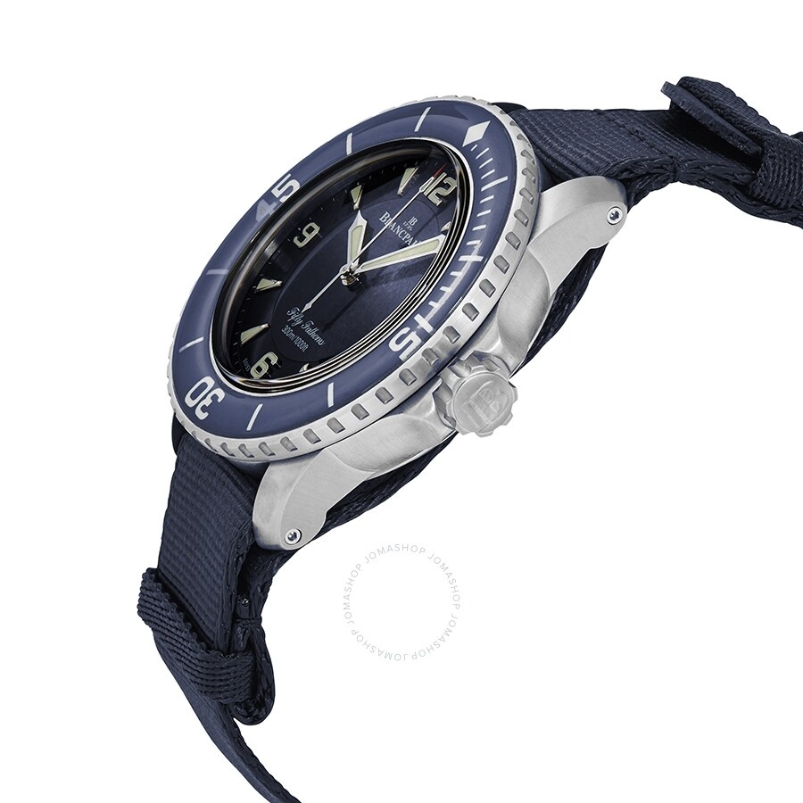Blancpain Fifty Fathoms Automatic Blue Dial Men's Watch 5015-12B40-NAOA - 2