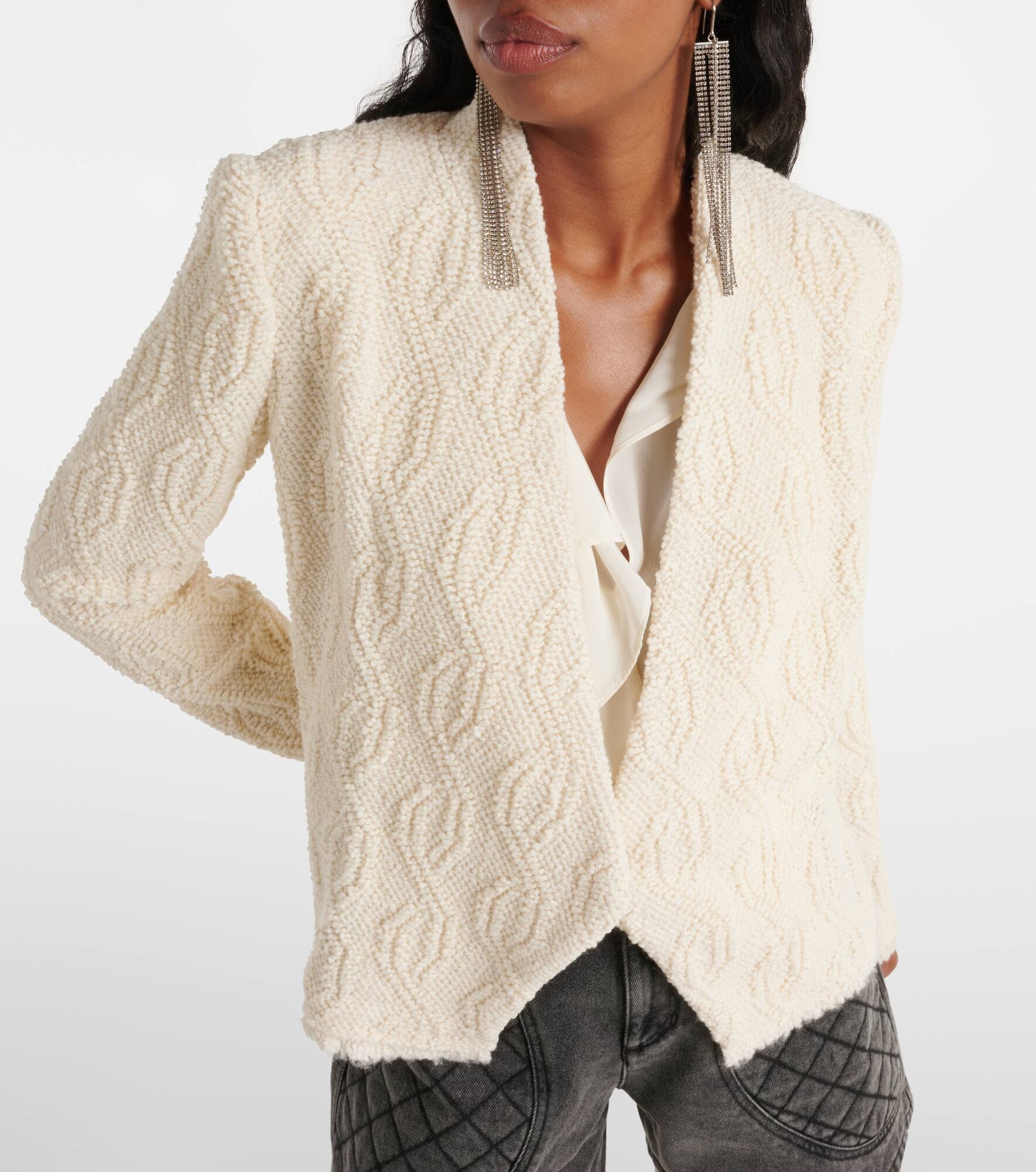 Loyana wool-blend jacket - 5