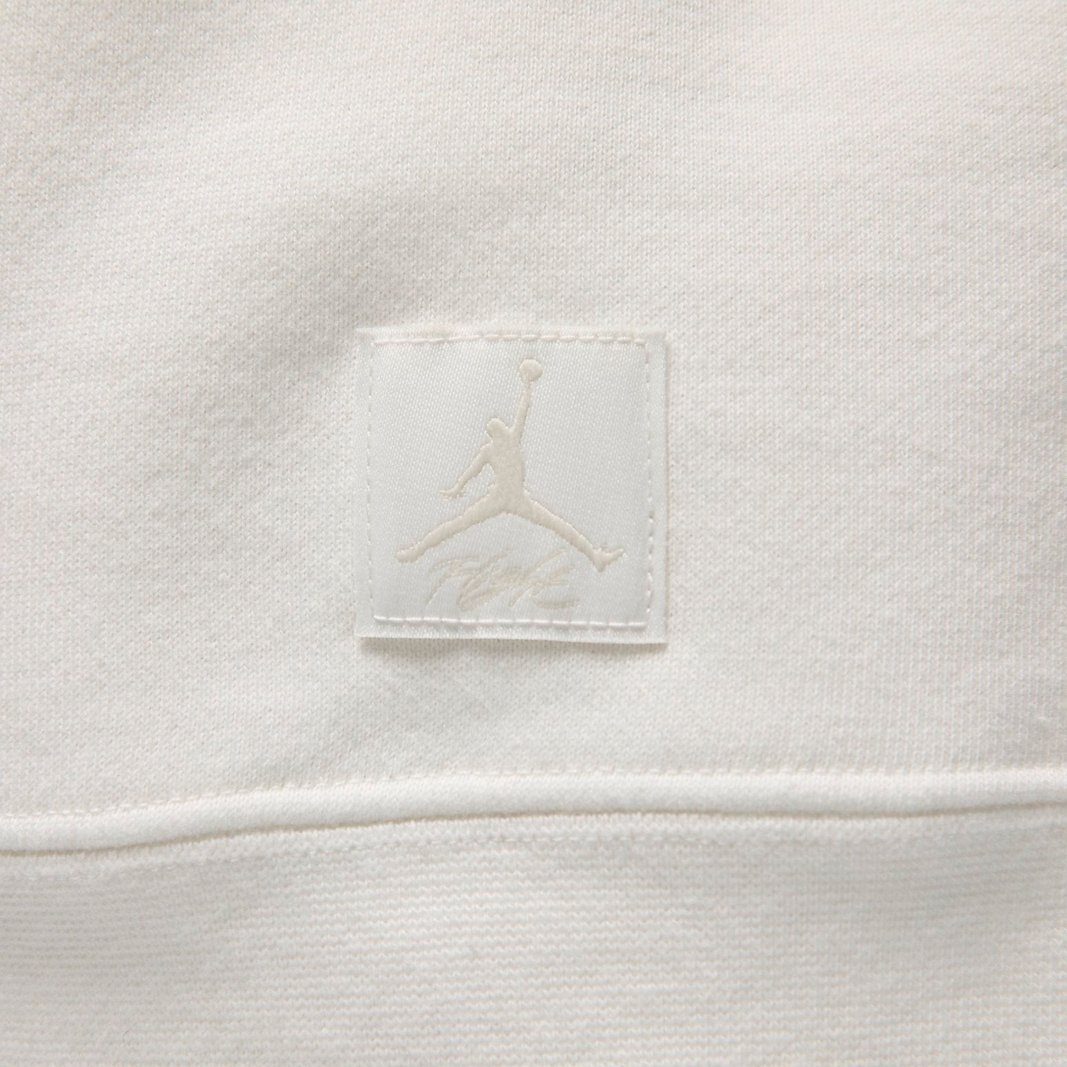 (WMNS) Air Jordan Flight Fleece Crewneck Sweatshirt 'White' FB5117-133 - 2
