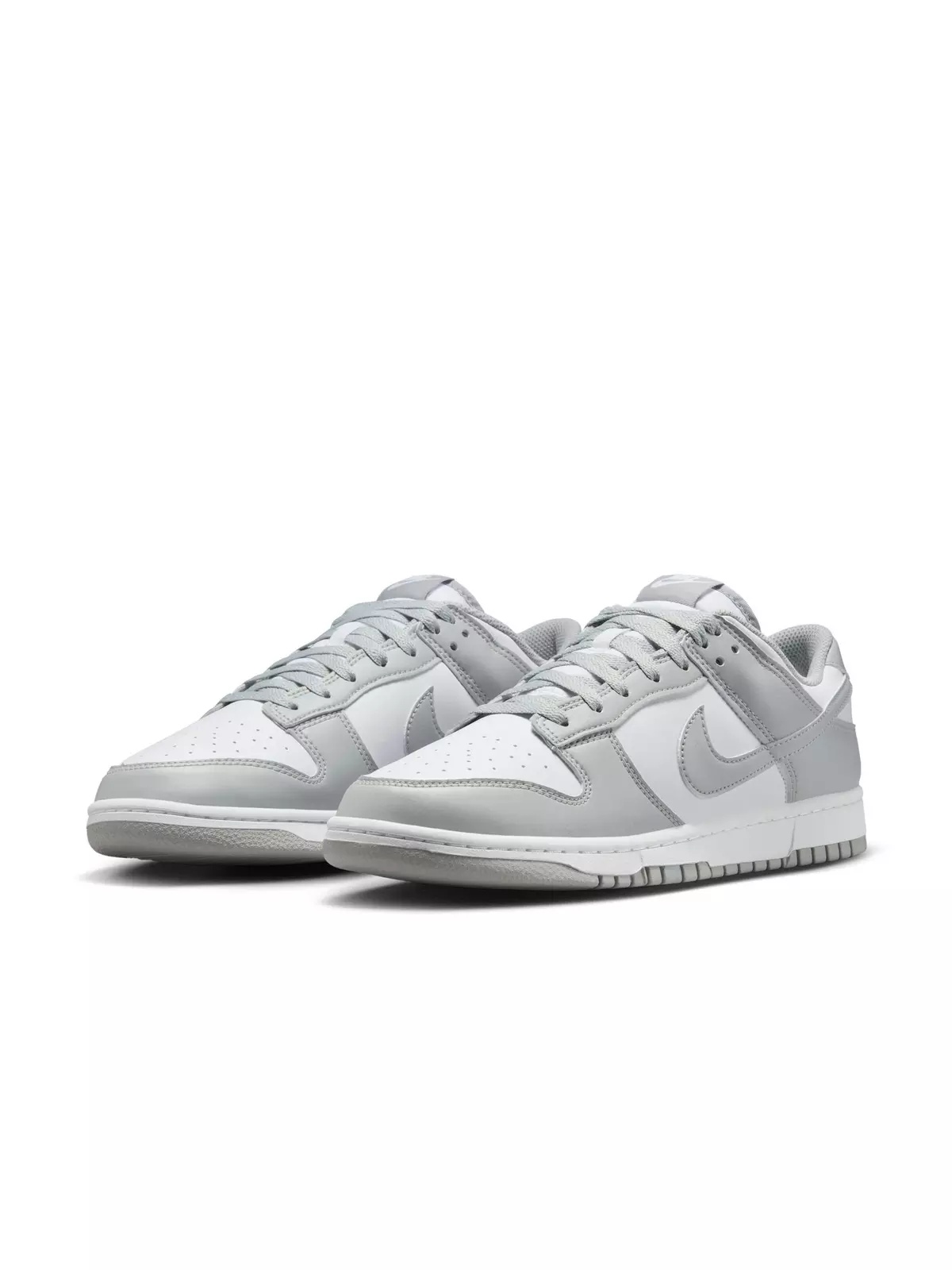 Dunk Low Retro "White/Lt Smoke Grey" Men's Shoe - 5