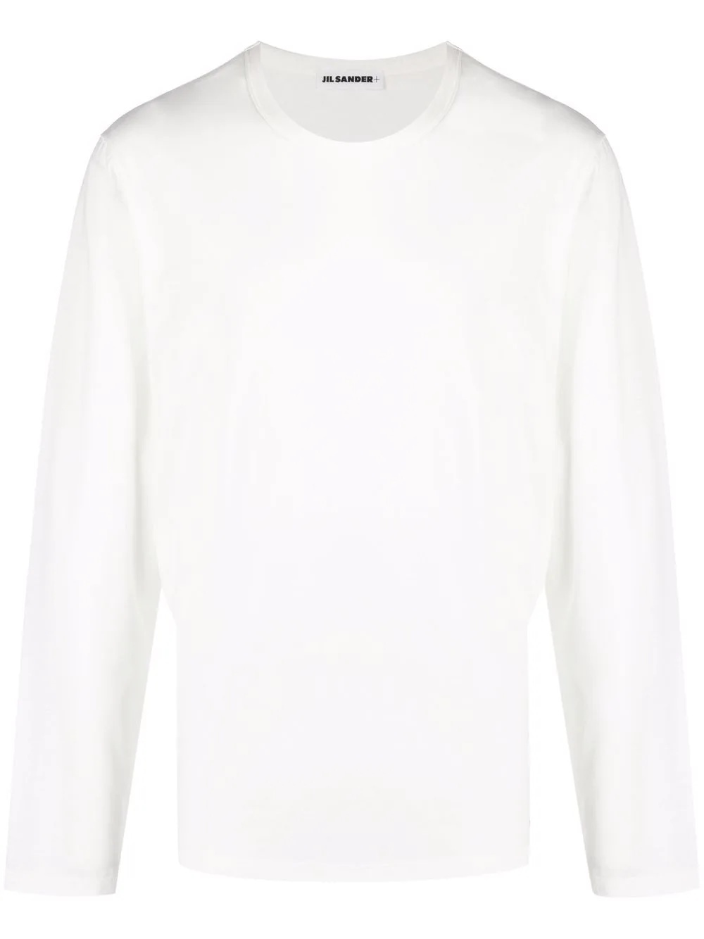 + long-sleeve cotton T-shirt - 1