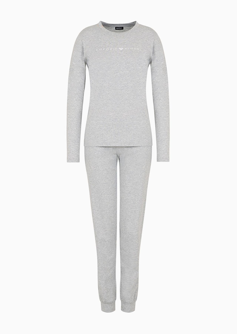 ASV Iconic organic-cotton pyjamas with logo waistband 1