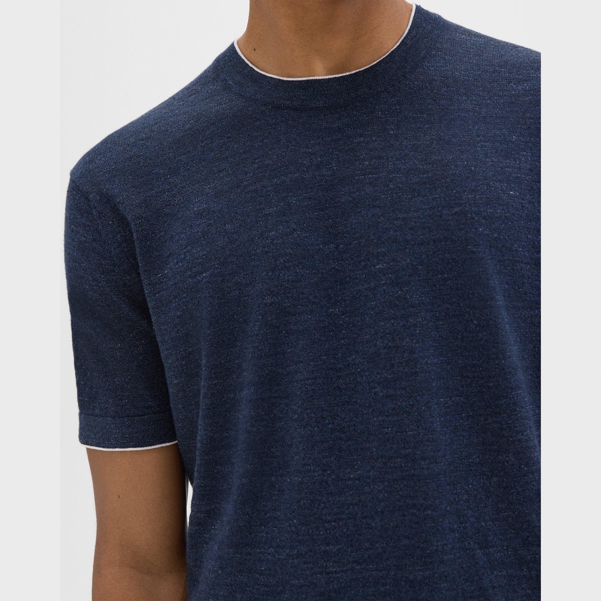 Sarior Tee in Cotton-Linen - 5