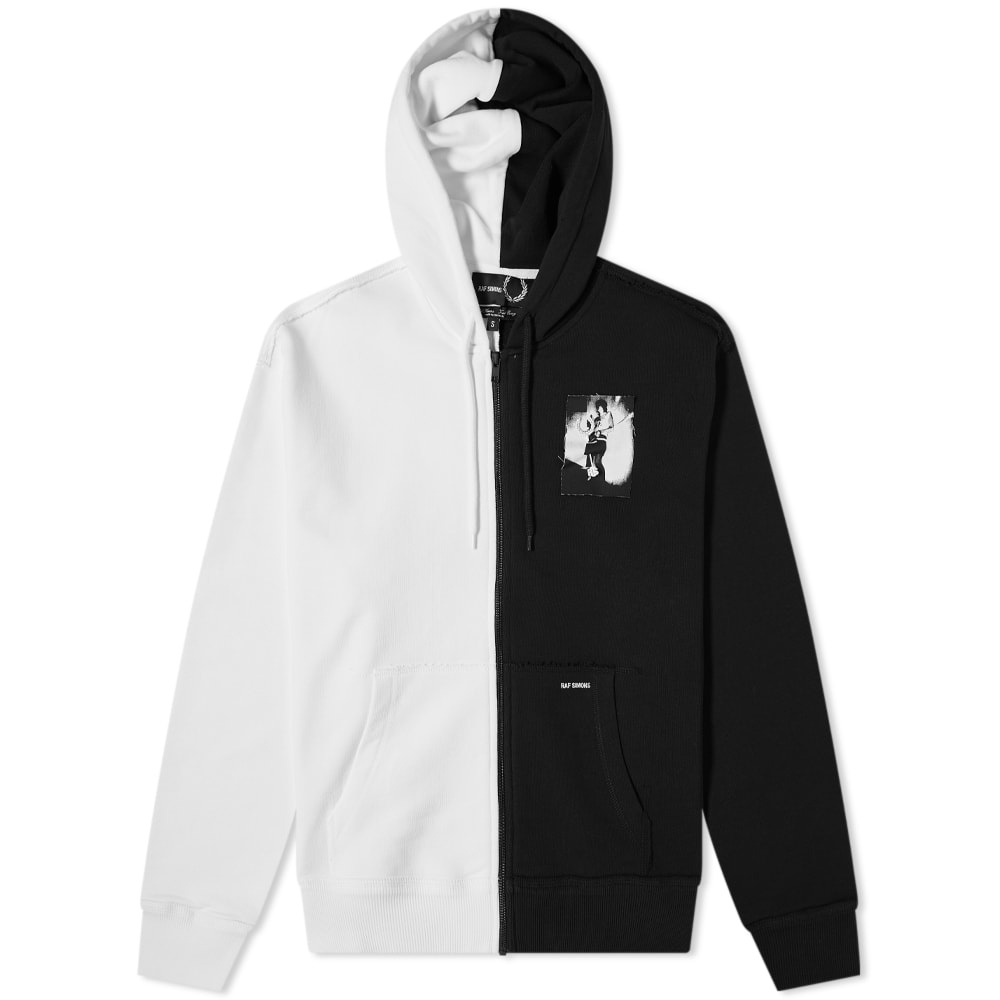 Fred Perry x Raf Simons Patch Zip Through Split Hoody - 1