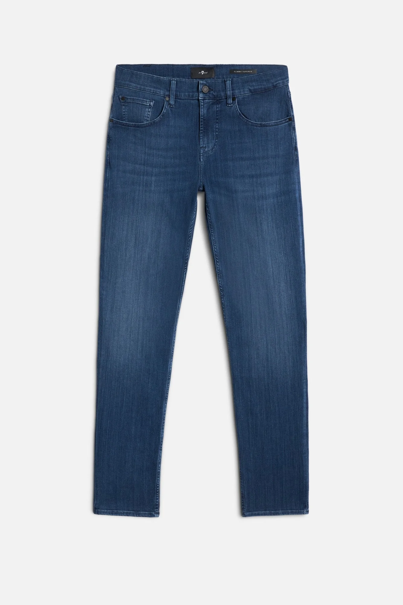 Luxe Performance Plus Slimmy Tapered In Mid-Blue - 1