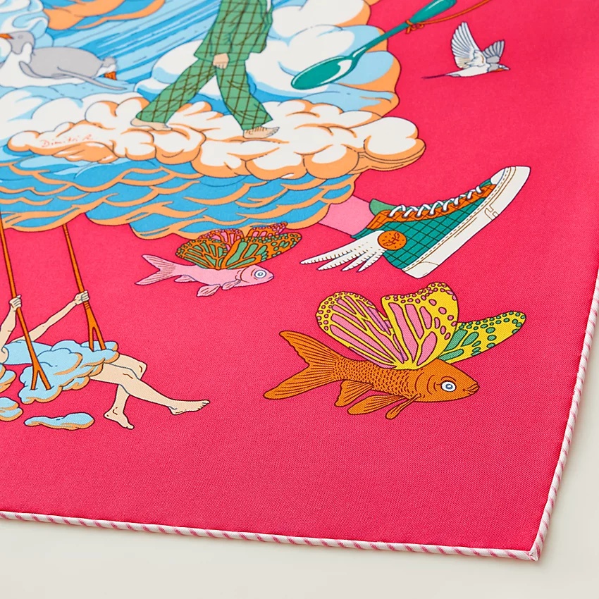 Sur Mon Nuage scarf 90 - 3