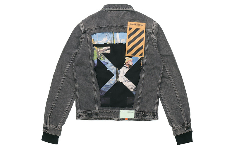 Off-White Off-White Denim Distressed Jacket 'Black' OMYE019R19C270120888 outlook