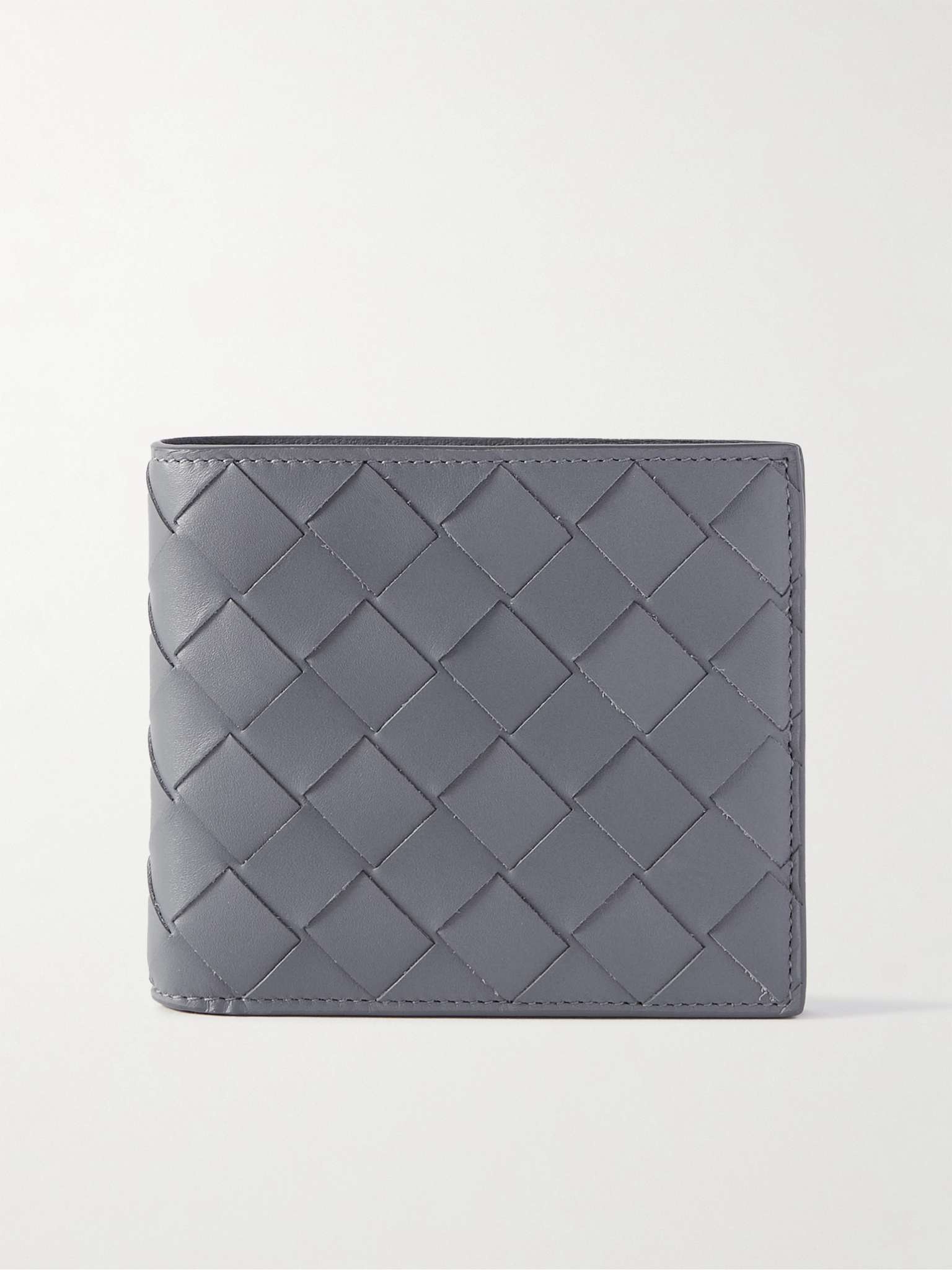 Intrecciato Leather Billfold Wallet - 1