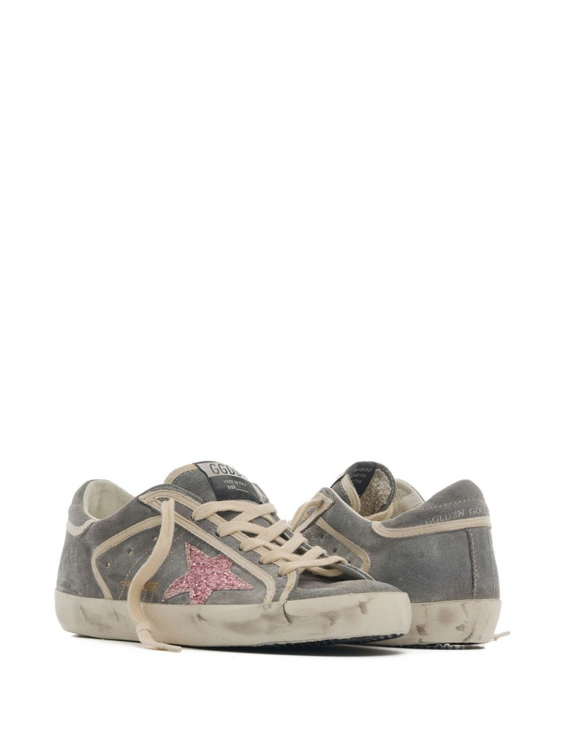 Golden Goose Super Star glitter-detail sneakers outlook