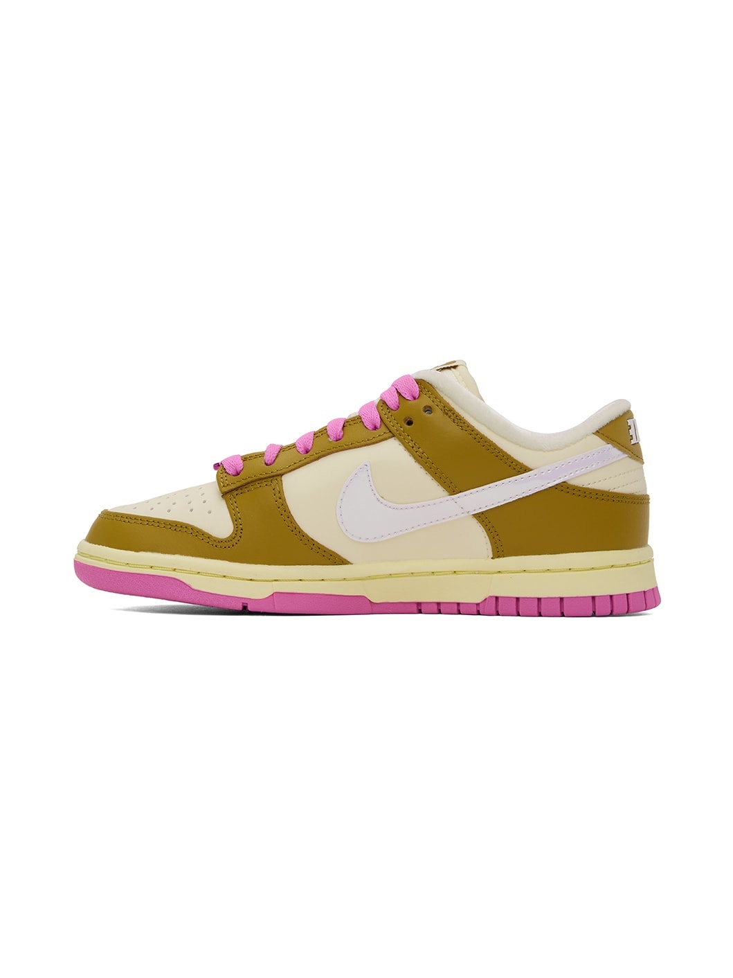 Brown & Beige Dunk Low SE Sneakers - 3