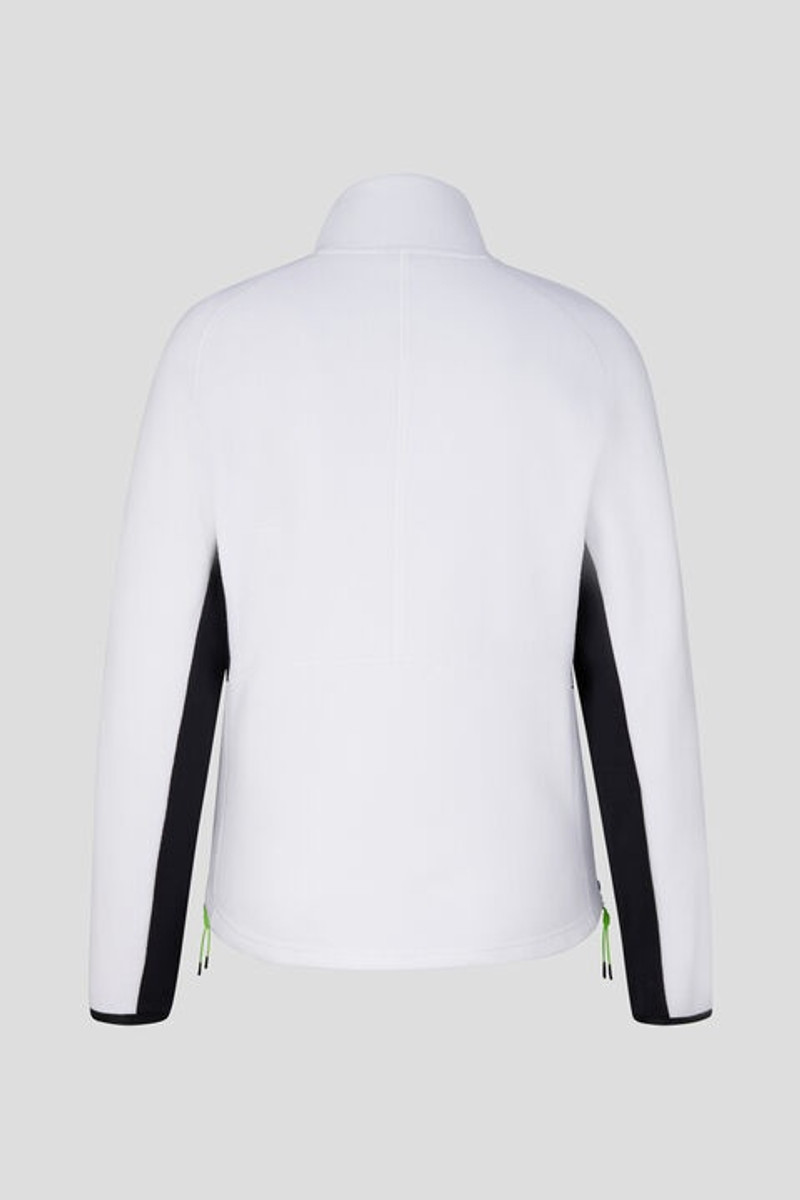 BOGNER Letty fleece second layer in White/Black outlook