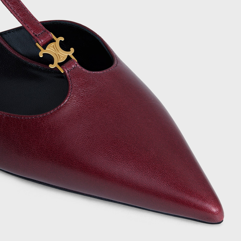 CELINE KITTEN TRIOMPHE T-BAR STRAP PUMP in LAMBSKIN 4