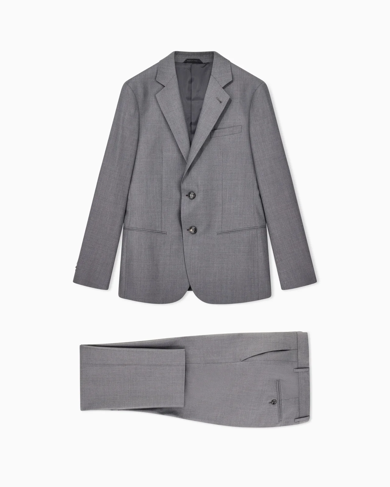 Single-breasted Soho Line suit in virgin wool and cashmere - 1