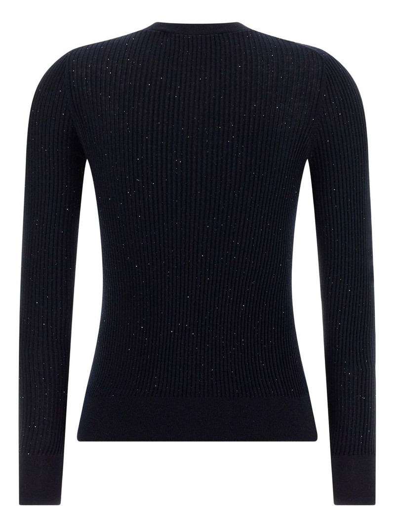 Max Mara Marabu sequin-embellished sweater outlook