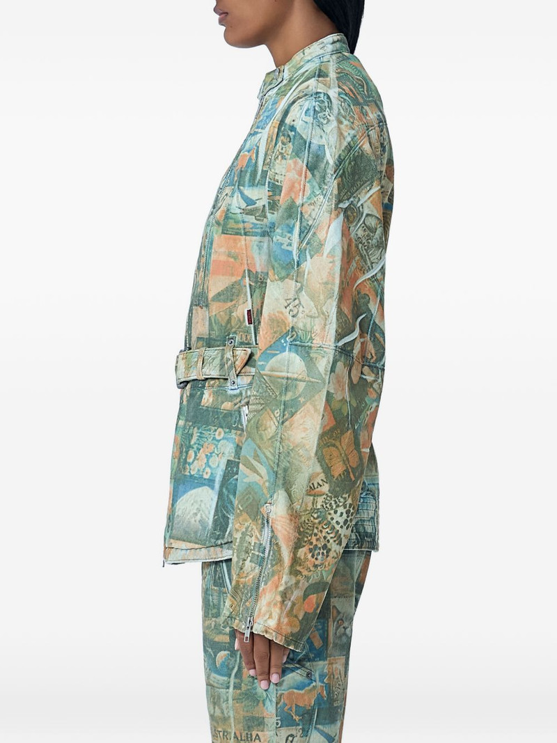 Kiko Kostadinov x Levi's Carina belt-detail jacket outlook