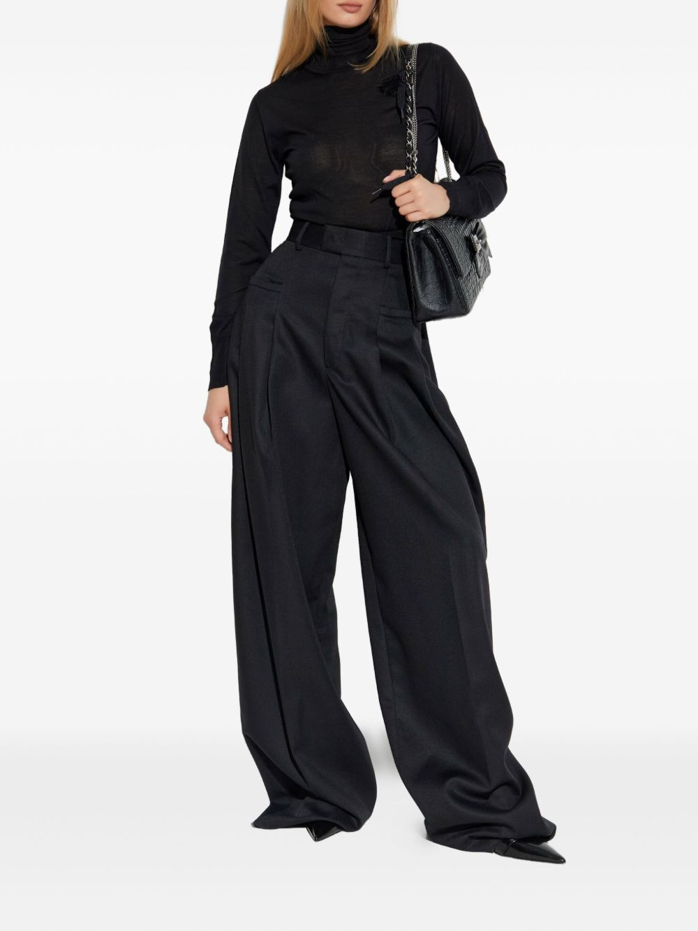 logo-plaque trousers - 2