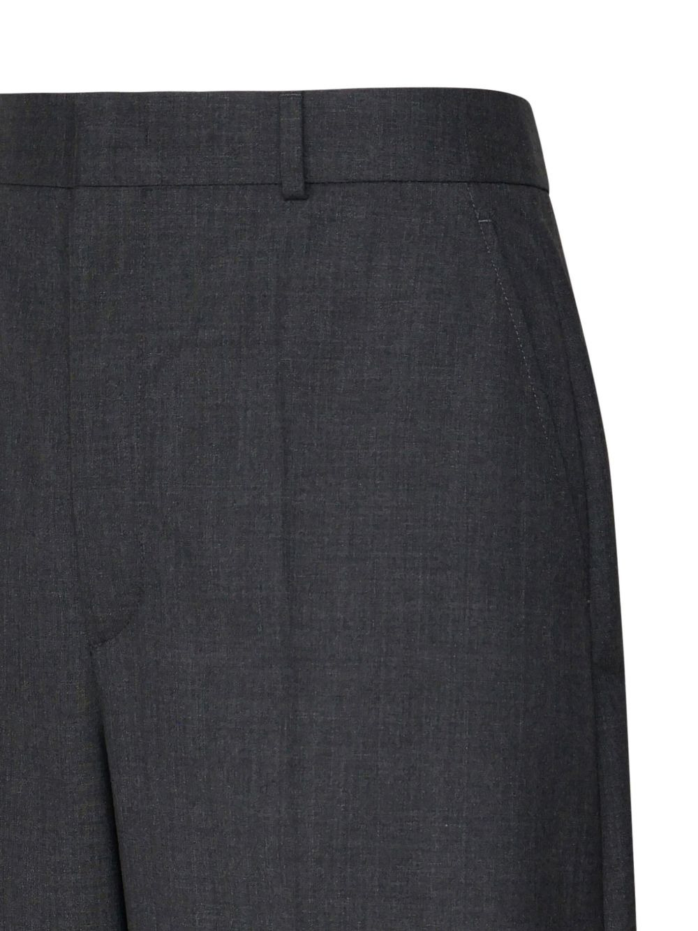 virgin wool-blend trousers - 3