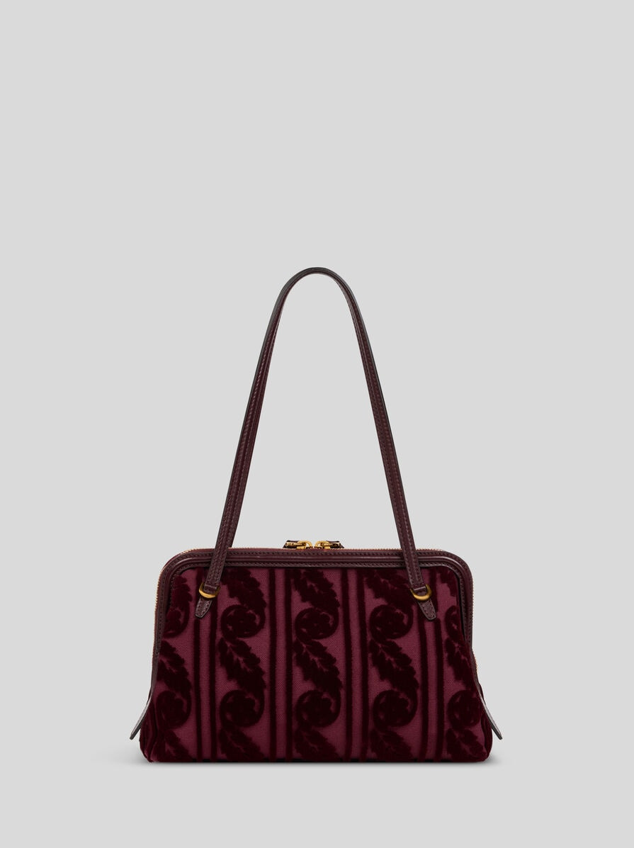 SMALL CANVAS DOC SHOULDER BAG WITH EMBROIDERY - 3