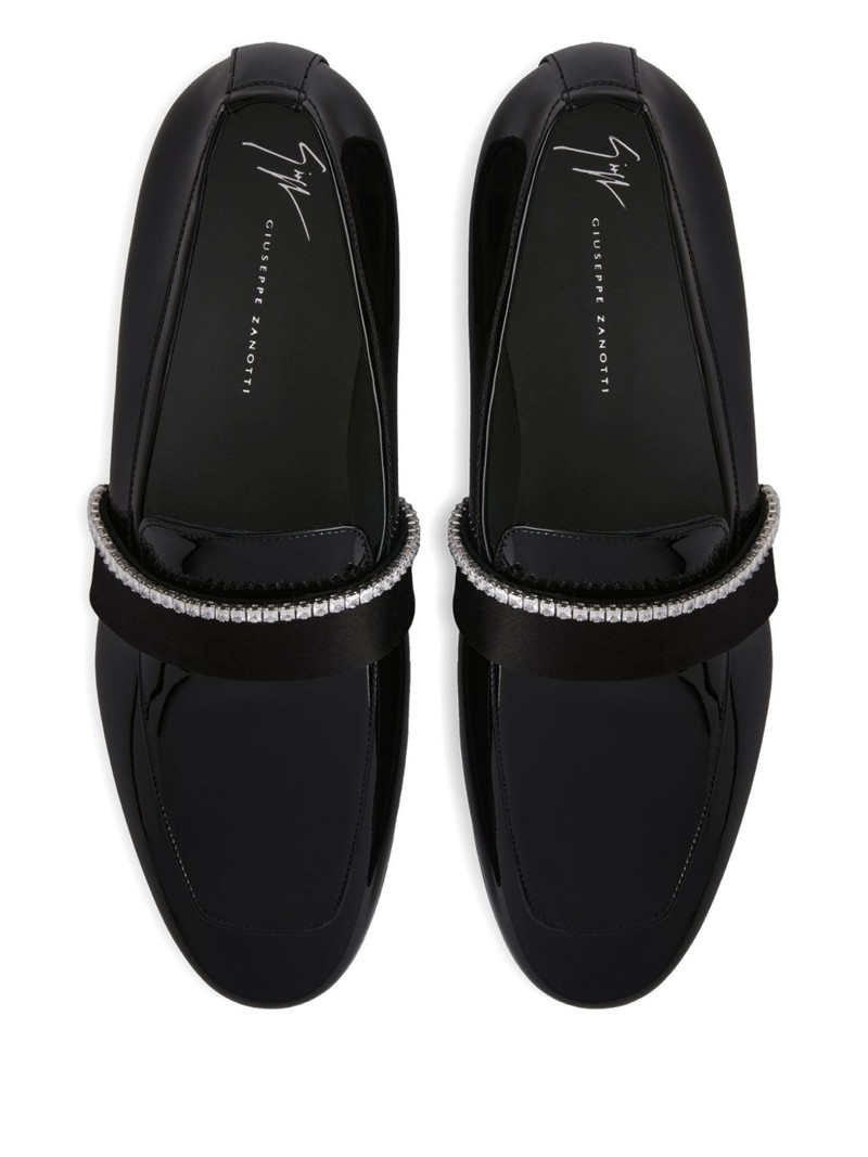 ARNAUD rhinestone-embellishment loafers 4