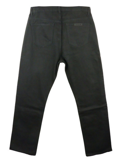 ESSENTIALS logo-appliquÃ© straight-leg jeans outlook