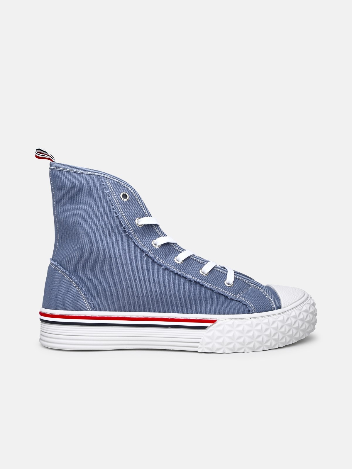 SNEAKERS IN LIGHT BLUE CANVAS - 1