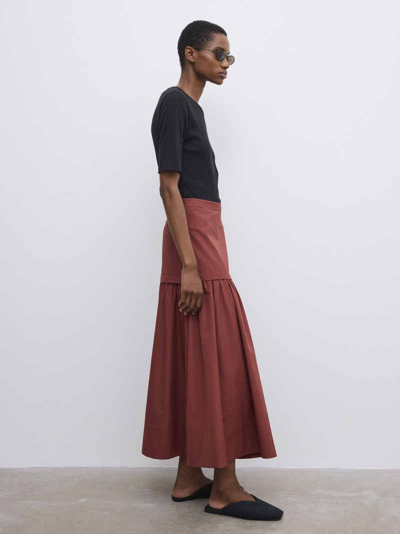 Cotton Maxi skirt 4