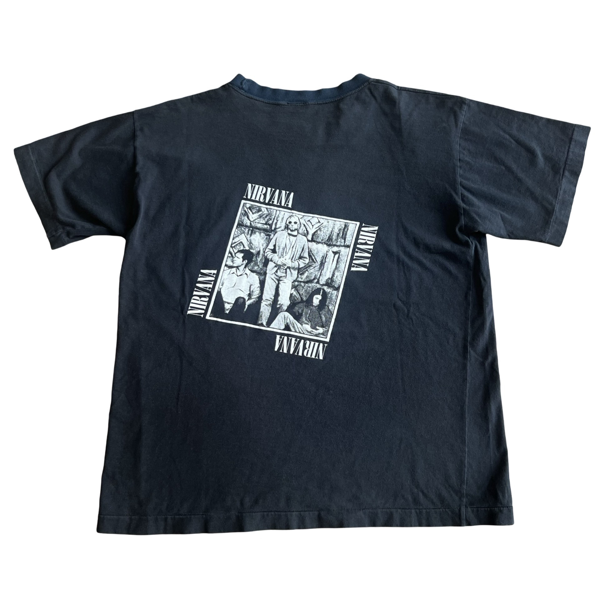 Final Blow - Vintage 90s Nirvana Kurt Cobain Bootleg T-Shirt SZ M/L - 9