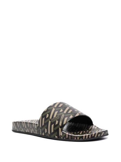 VERSACE logo-print slides outlook